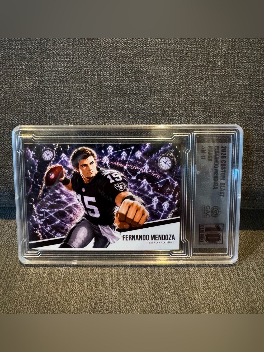 Fernando Mendoza - 2026 Custom Blast - Manga #M-11 GAC 10 Gem Mint